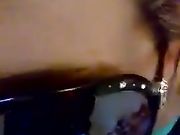 Black dude cumming in girls mouth and she swallows